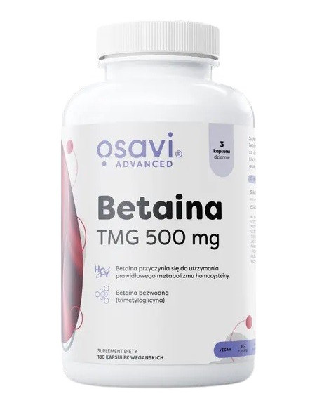 Betaina, Tmg 500 Mg (180 Kaps.)