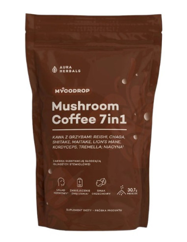 Mycodrop, Kawa Z Grzybami, Mushroom Coffee 7 In 1 (30,7 G)