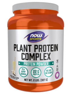 Plant Protein Complex, Creamy Vanilla - Kompleks Białek Roślinnych (Smak Waniolowy) (907 G)