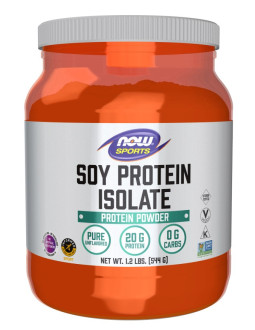 Soy Protein Unflavored - Izolat Białka Sojowego (Smak Naturalny) (544 G)