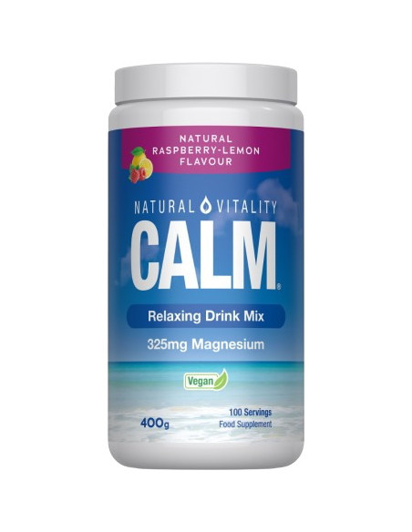 Calm Relaxing Drink Mix, Smak Malinowo-Cytrynowy (400 G)