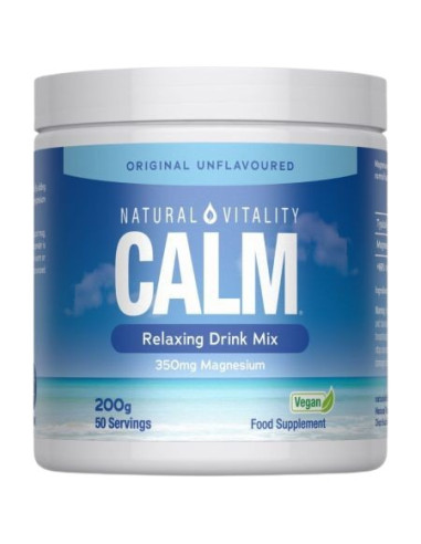 Calm Relaxing Drink Mix, Smak Naturalny (200 G)