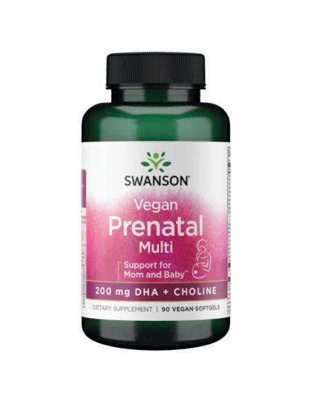 Vegan Prenatal Multi Z 200 Mg Dha I Choliną (90 Kaps.)