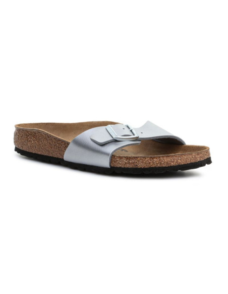 Klapki birkenstock madrid silver w