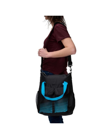 Sakwa torba rowerowa na bagażnik 20l dunlop niebieska