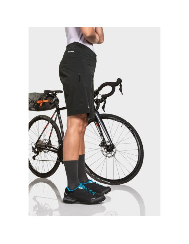 Spodenki rowerowe damskie schoffel shorts danube - black rozmiar: s