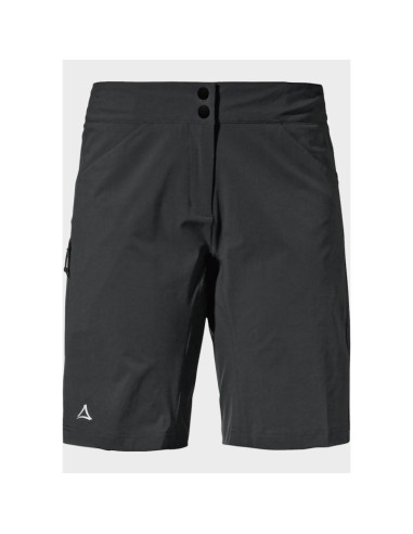 Spodenki rowerowe damskie schoffel shorts danube - black rozmiar: s