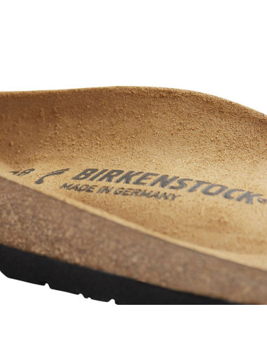 Klapki damskie birkenstock arizona birko-flor gold złote regular szerokie (1016110)