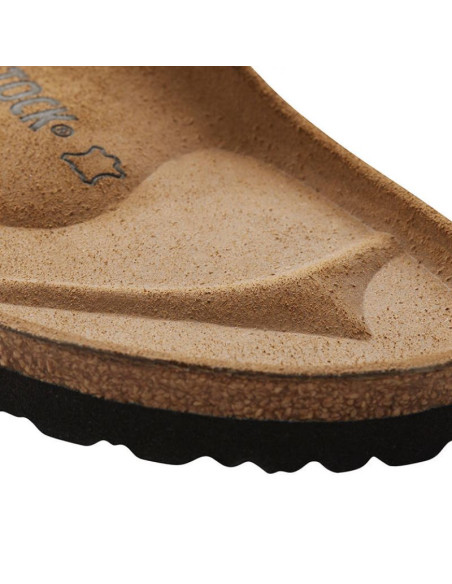 Klapki damskie birkenstock arizona birko-flor gold złote regular szerokie (1016110)