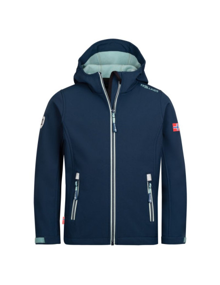 Kurtka softshell trollkids kids trollfjord jacket jr 161
