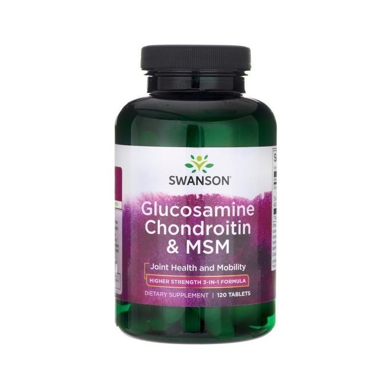 Glukozamina/Chondroityna/MSM 500/400/200 mg (120 tabl.)