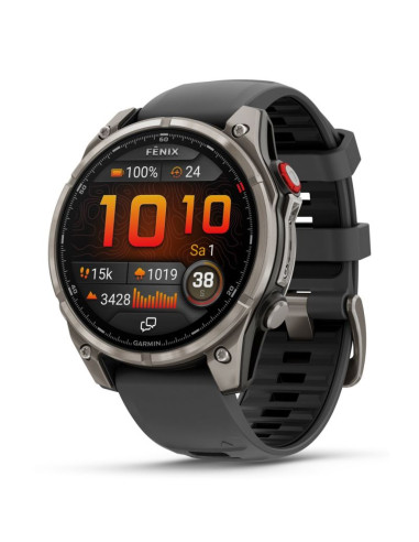 Zegarek sportowy garmin fenix 8 pro amoled 47mm sapphire titanium
