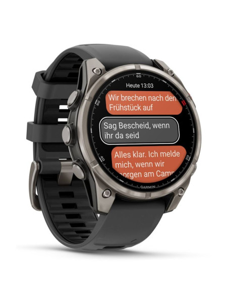 Zegarek sportowy garmin fenix 8 pro amoled 47mm sapphire titanium