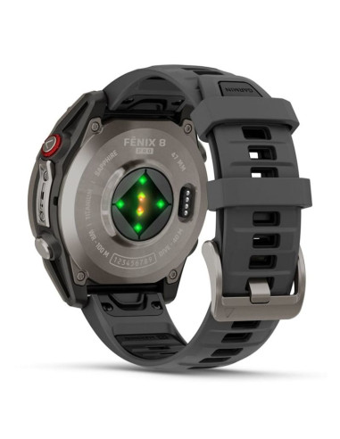 Zegarek sportowy garmin fenix 8 pro amoled 47mm sapphire titanium