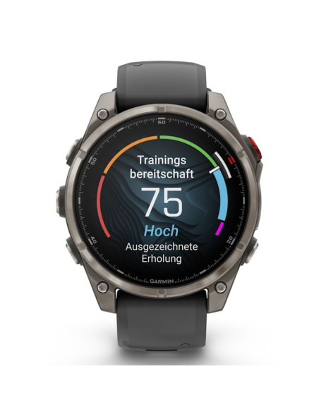 Zegarek sportowy garmin fenix 8 pro amoled 47mm sapphire titanium