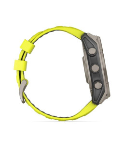Zegarek garmin fenix 8 solar sapphire titanium amp yellow/graphite 2