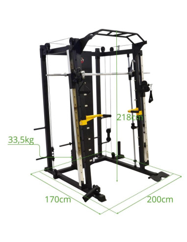 Atlas wielofukcyjna brama treningowa 6500 heros enero fit