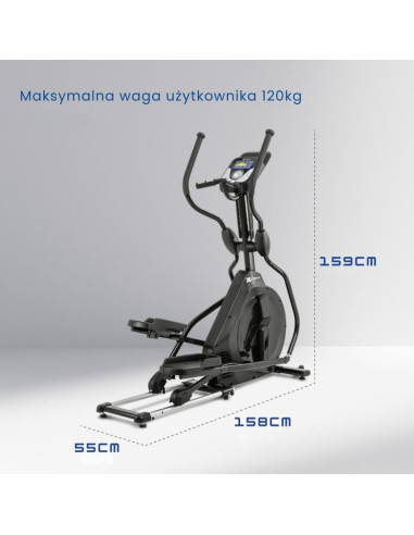 Orbitrek trenażer crosstrainer eliptyczny xterra fs 480