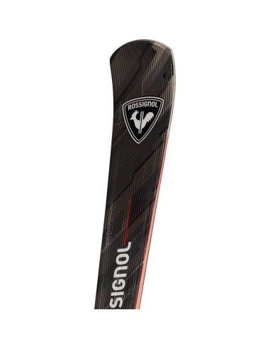 Narty rossignol forza 70' ti+ master r22 / spx 14 rockerace gw red metal