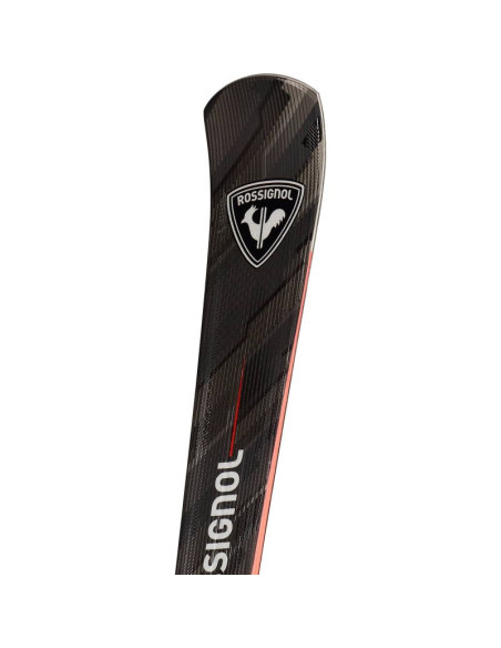 Narty rossignol forza 70' ti+ master r22 / spx 14 rockerace gw red metal