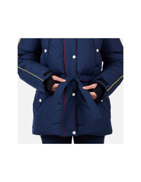 Kurtka narciarska damska rossignol w jcc flag down parka niebieska