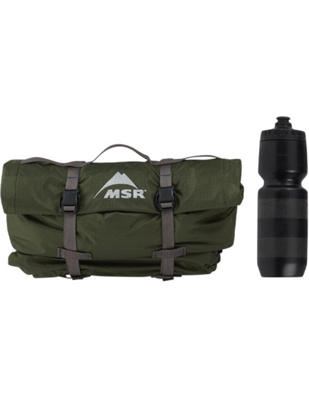 Msr hubba hubba bikepack 2 os. zielony, czerwony, biały namiot trójkątny