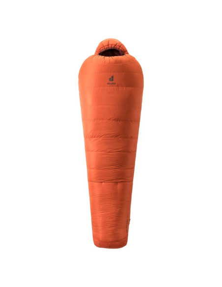 Śpiwór puchowy damski deuter astro pro 1000 sl (175 cm) - paprika/redwood rozmiar: lewy