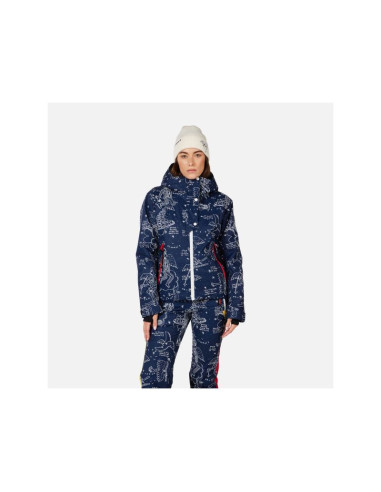 Kurtka narciarska damska rossignol w jcc sublim jkt granatowa