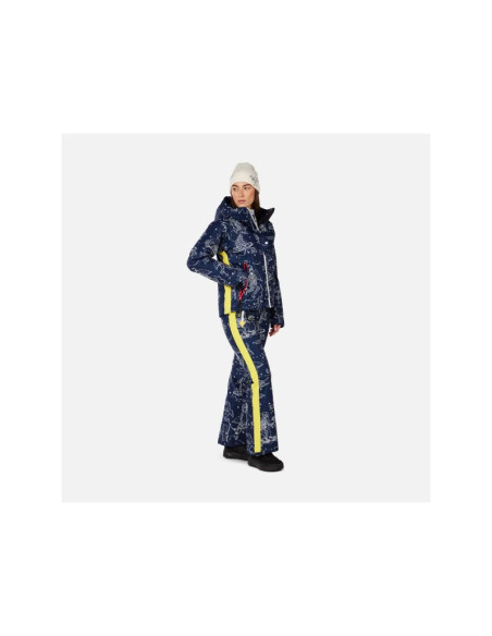 Kurtka narciarska damska rossignol w jcc sublim jkt granatowa
