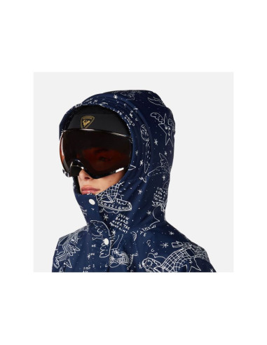 Kurtka narciarska damska rossignol w jcc sublim jkt granatowa