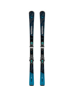 Narty rossignol forza 50' cam konect / nx 12 konect gw b80 black blue