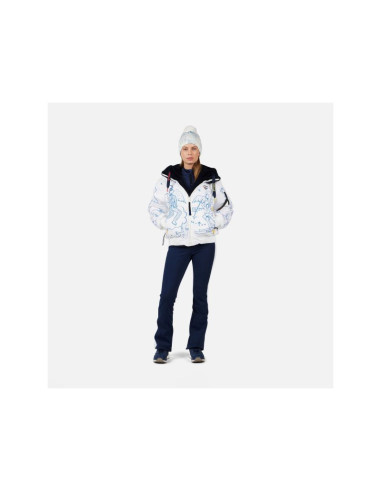 Kurtka narciarska damska rossignol w jcc yeti-rev jkt biały