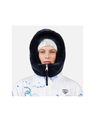 Kurtka narciarska damska rossignol w jcc yeti-rev jkt biały