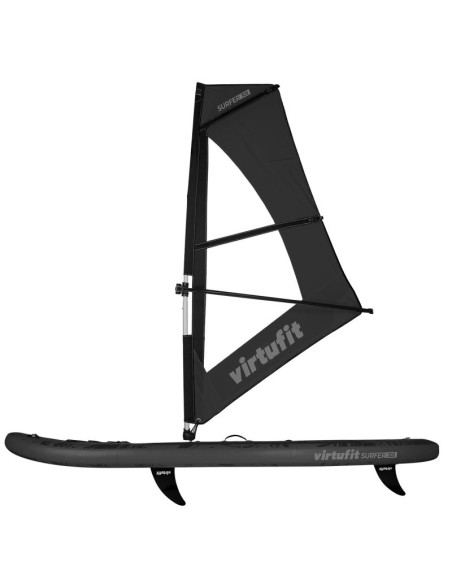 Virtufit deska sup surfer 305 z żaglem i akcesoriami czarny