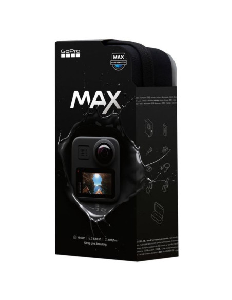 Gopro max aparat do fotografii sportowej 16,6 mp 5k ultra hd wi-fi