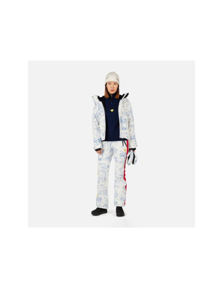 Spodnie narciarskie damskie rossignol w jcc sublim pant biały