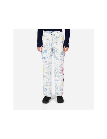 Spodnie narciarskie damskie rossignol w jcc sublim pant biały