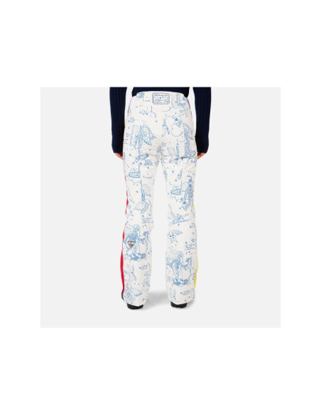 Spodnie narciarskie damskie rossignol w jcc sublim pant biały