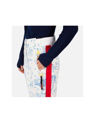 Spodnie narciarskie damskie rossignol w jcc sublim pant biały