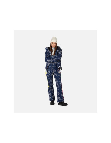 Spodnie narciarskie damskie rossignol w jcc sublim pant granatowe
