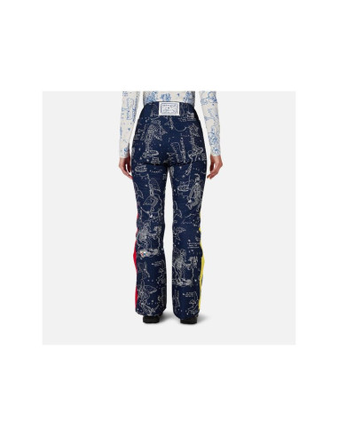 Spodnie narciarskie damskie rossignol w jcc sublim pant granatowe