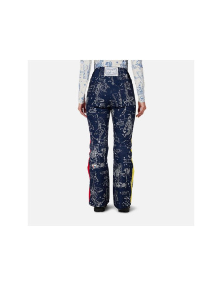 Spodnie narciarskie damskie rossignol w jcc sublim pant granatowe