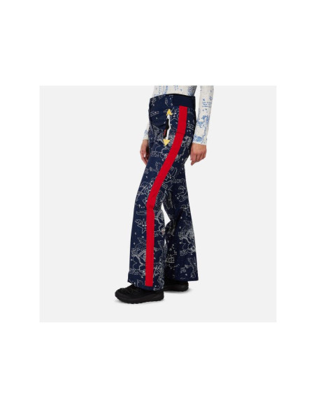Spodnie narciarskie damskie rossignol w jcc sublim pant granatowe