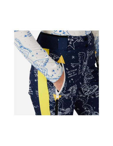 Spodnie narciarskie damskie rossignol w jcc sublim pant granatowe
