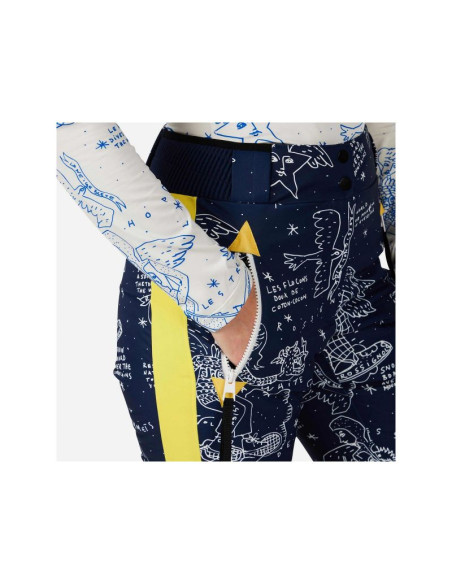 Spodnie narciarskie damskie rossignol w jcc sublim pant granatowe