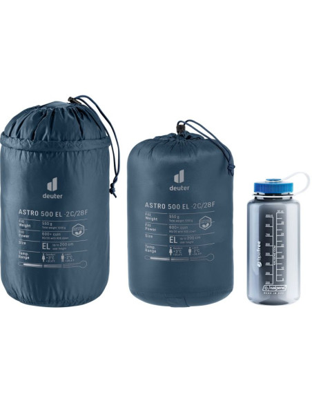 Deuter astro 500 el -2c/28f dorosły śpiwór typu mumia ripstop niebieski