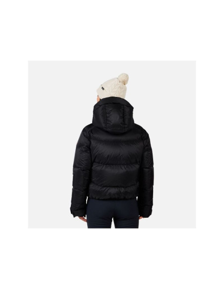 Kurtka narciarska damska rossignol w daille down jkt czarna