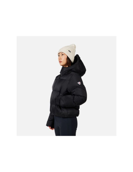 Kurtka narciarska damska rossignol w daille down jkt czarna