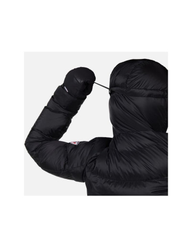 Kurtka narciarska damska rossignol w daille down jkt czarna