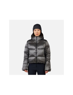 Kurtka narciarska damska rossignol w daille down jkt szara